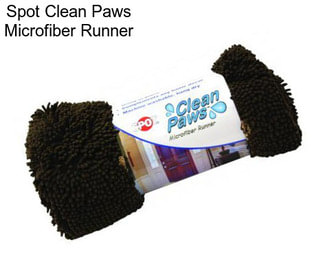 Spot Clean Paws Microfiber Runner