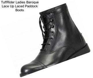 TuffRider Ladies Baroque Lace Up Laced Paddock Boots