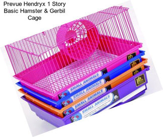 Prevue Hendryx 1 Story Basic Hamster & Gerbil Cage