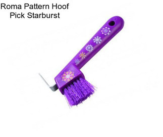 Roma Pattern Hoof Pick Starburst