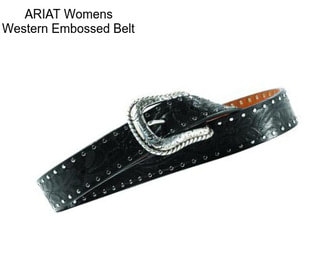 ARIAT Womens Western Embossed Belt