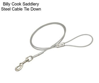 Billy Cook Saddlery Steel Cable Tie Down