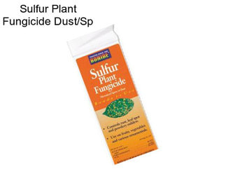 Sulfur Plant Fungicide Dust/Sp