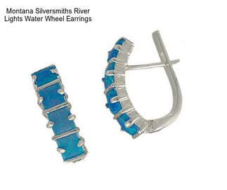 Montana Silversmiths River Lights Water Wheel Earrings