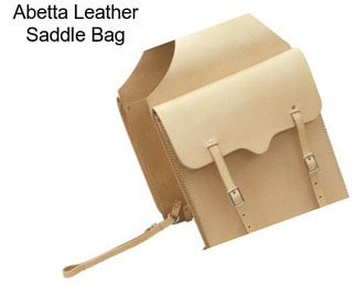 Abetta Leather Saddle Bag