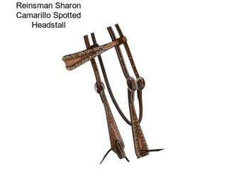 Reinsman Sharon Camarillo Spotted Headstall