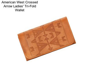 American West Crossed Arrow Ladies\' Tri-Fold Wallet