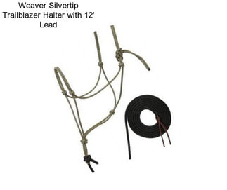 Weaver Silvertip Trailblazer Halter with 12\' Lead