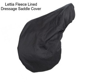 Lettia Fleece Lined Dressage Saddle Cover