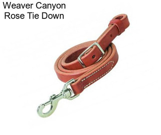 Weaver Canyon Rose Tie Down