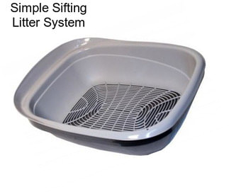 Simple Sifting Litter System