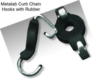 Metalab Curb Chain Hooks with Rubber