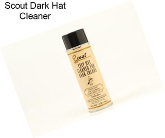 Scout Dark Hat Cleaner