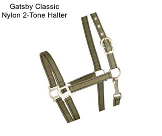 Gatsby Classic Nylon 2-Tone Halter