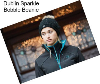Dublin Sparkle Bobble Beanie