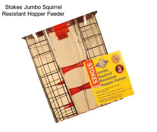 Stokes Jumbo Squirrel Resistant Hopper Feeder