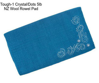 Tough-1 Crystal/Dots 5lb NZ Wool Rowel Pad