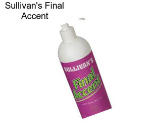 Sullivan\'s Final Accent