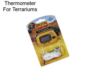 Thermometer For Terrariums