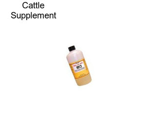 Cattle Supplement