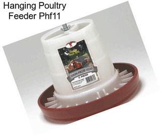 Hanging Poultry Feeder Phf11
