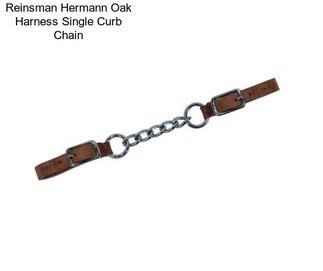 Reinsman Hermann Oak Harness Single Curb Chain