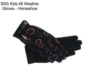 SSG Kids All Weather Gloves - Horseshoe