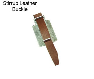 Stirrup Leather Buckle