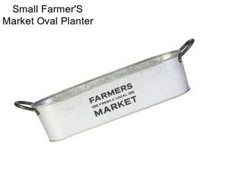 Small Farmer\'S Market Oval Planter