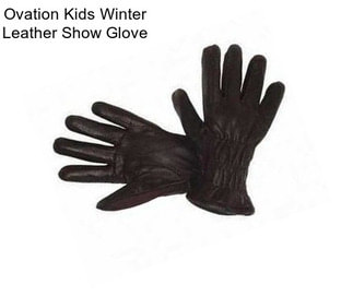 Ovation Kids Winter Leather Show Glove