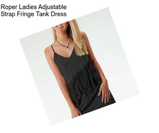 Roper Ladies Adjustable Strap Fringe Tank Dress