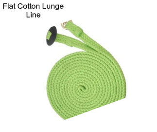 Flat Cotton Lunge Line