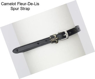 Camelot Fleur-De-Lis Spur Strap