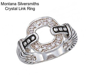 Montana Silversmiths Crystal Link Ring