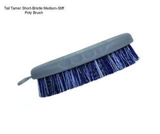 Tail Tamer Short-Bristle Medium-Stiff Poly Brush