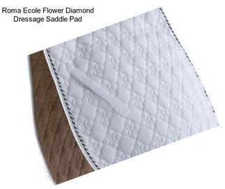 Roma Ecole Flower Diamond Dressage Saddle Pad