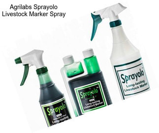 Agrilabs Sprayolo Livestock Marker Spray