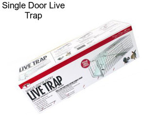 Single Door Live Trap