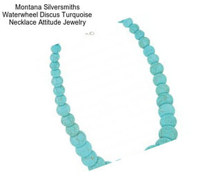 Montana Silversmiths Waterwheel Discus Turquoise Necklace Attitude Jewelry