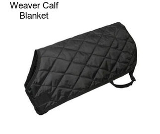 Weaver Calf Blanket