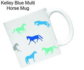 Kelley Blue Multi Horse Mug