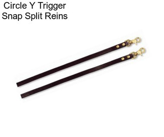 Circle Y Trigger Snap Split Reins