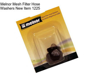 Melnor Mesh Filter Hose Washers New Item 1225