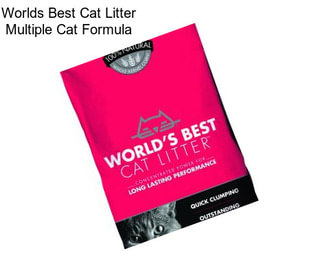 Worlds Best Cat Litter Multiple Cat Formula