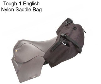 Tough-1 English Nylon Saddle Bag