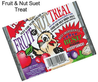 Fruit & Nut Suet Treat