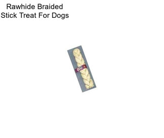 Rawhide Braided Stick Treat For Dogs