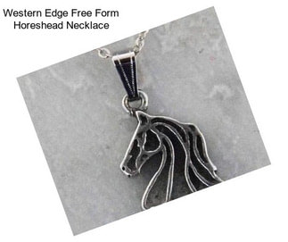 Western Edge Free Form Horeshead Necklace