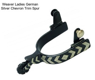 Weaver Ladies German Silver Chevron Trim Spur