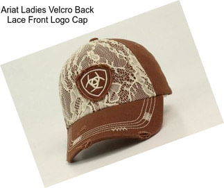 Ariat Ladies Velcro Back Lace Front Logo Cap